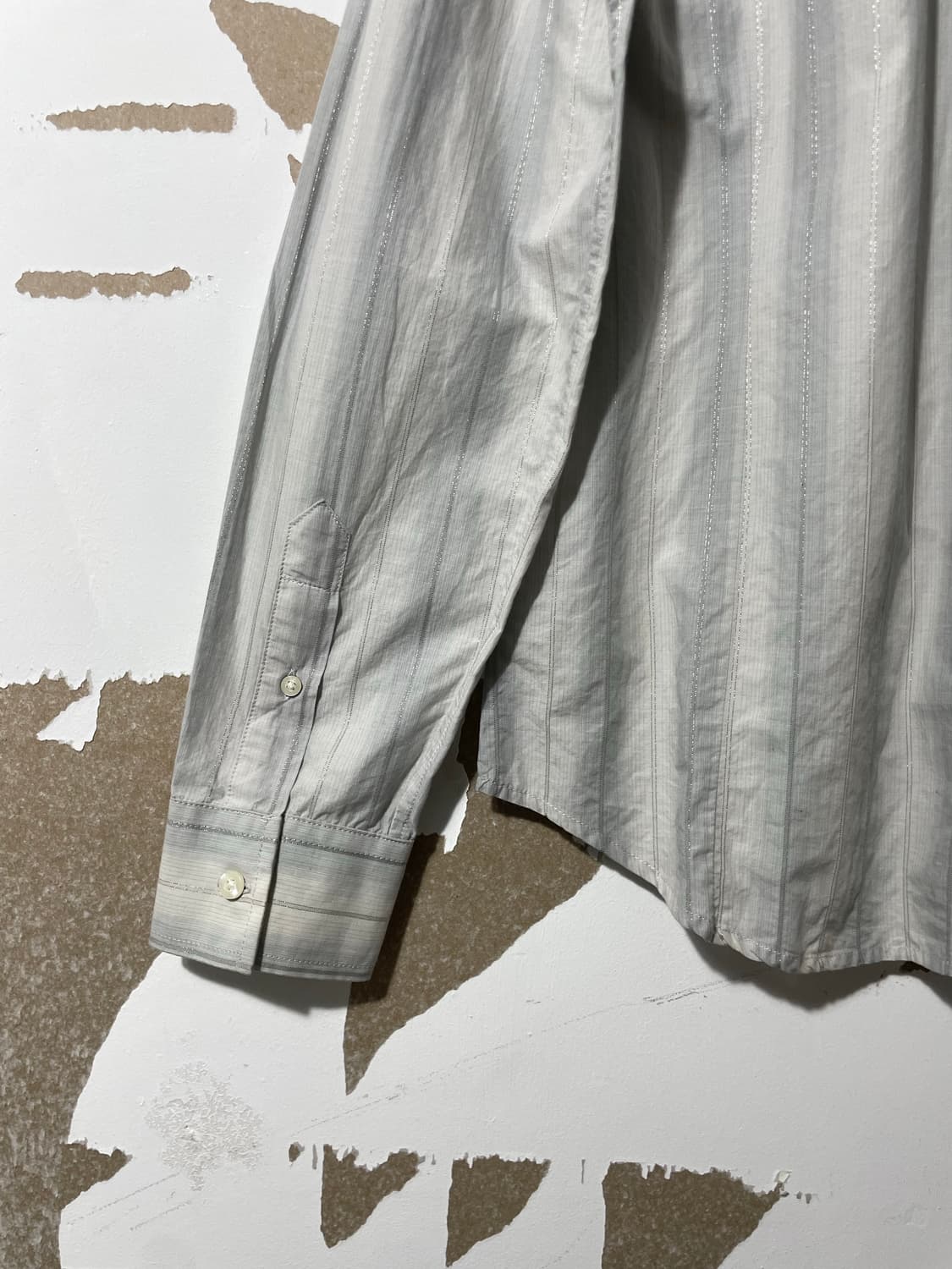 글리터 스트라이프 셔츠 상품이미지6