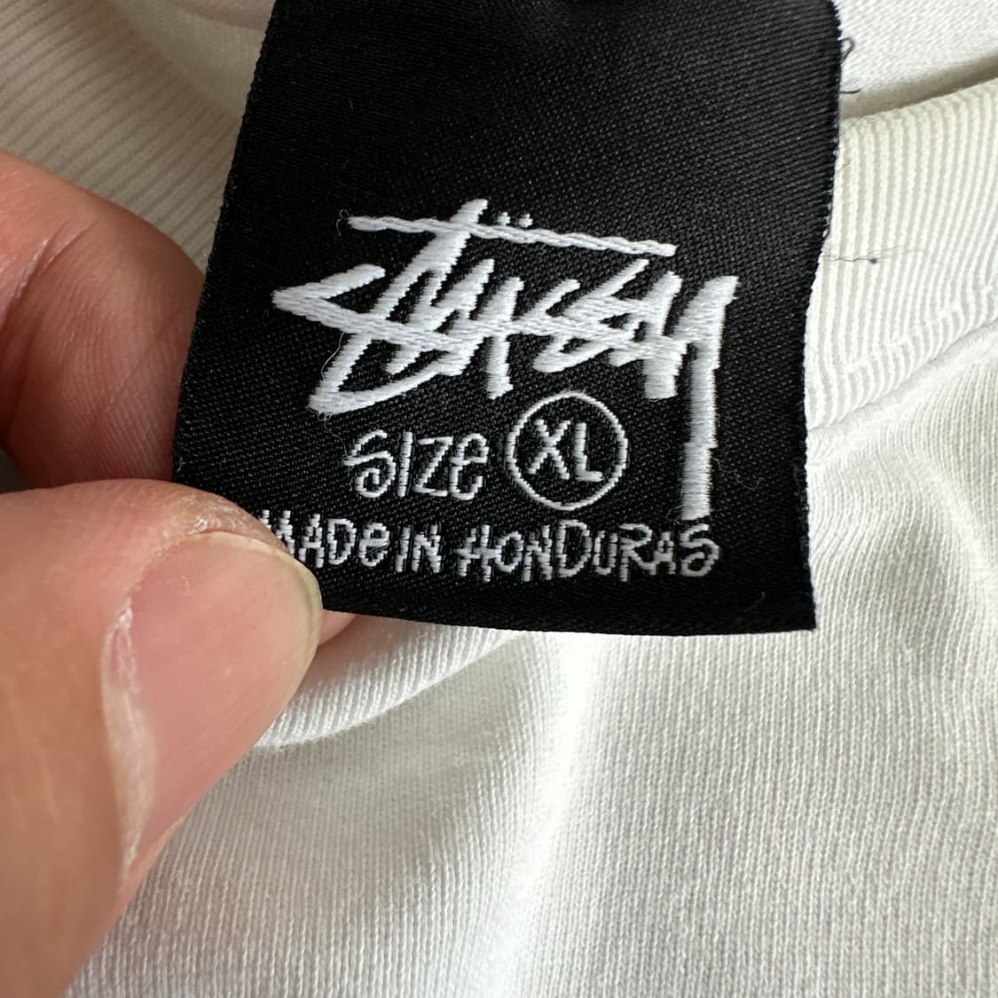 Stussy 스투시 홍콩 화이트 롱슬리브 상품이미지3