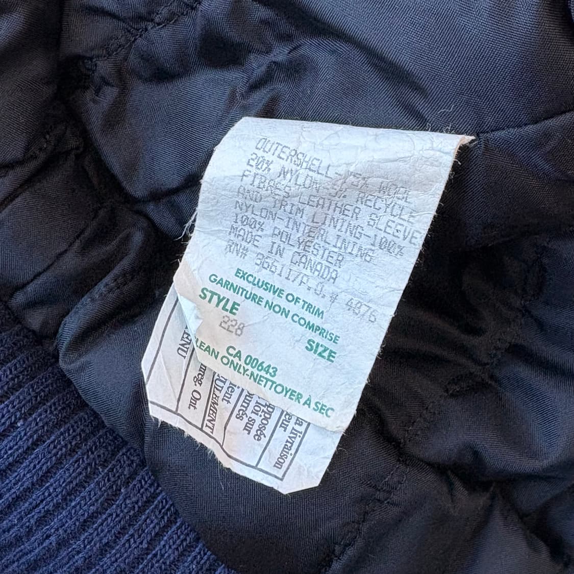 [MADE IN CANADA] 야구 자켓 과잠 레더 바시티 마원 상품이미지4