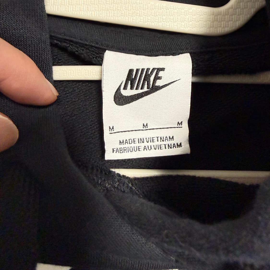 나이키 NSW 크롭 후드티 블랙 M 우먼스 상품이미지3