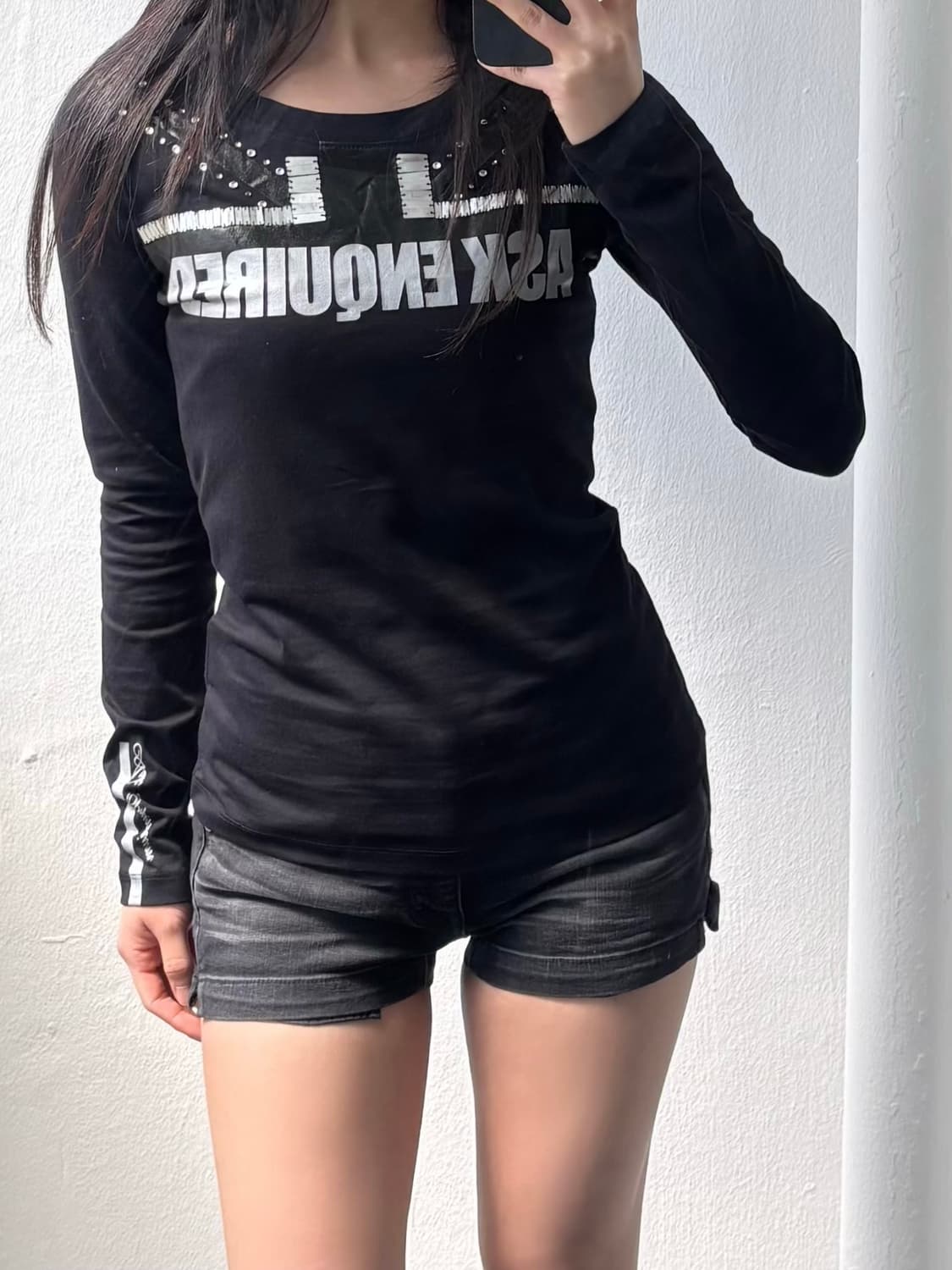 ASK Black Long Sleeve 상품이미지1