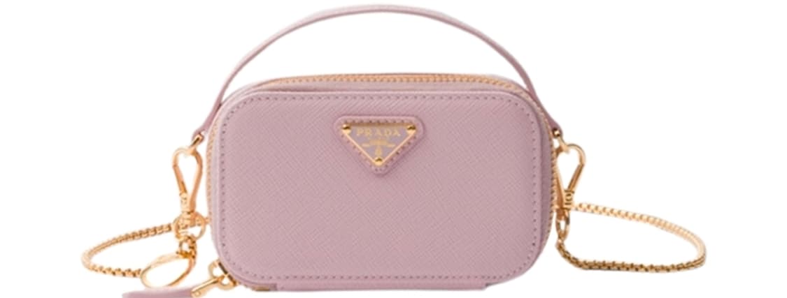 프라다 사피아노 레더 미니 파우치 알라바스터 핑크 상품이미지3