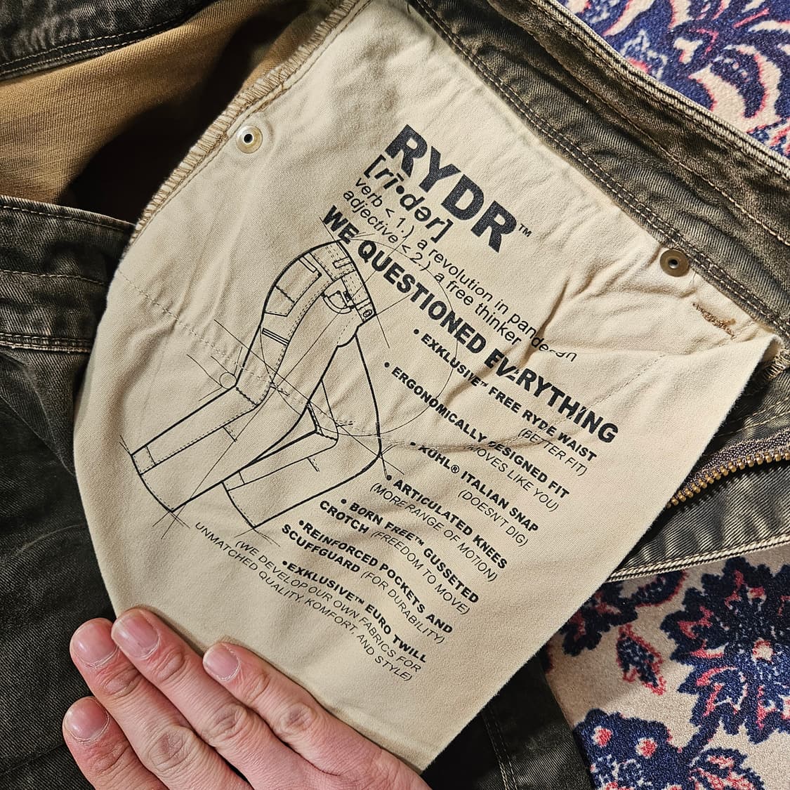 (미사용) Kuhl in USA RYDR 파타나 워싱 워크팬츠 32 상품이미지10