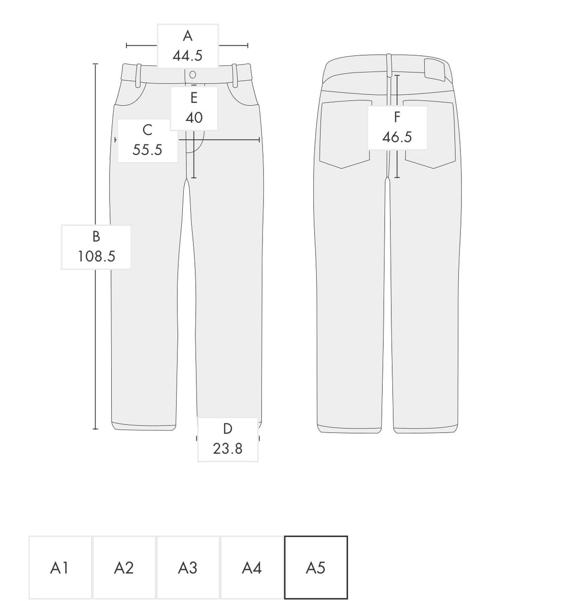 아더에러 A5 데님 상품이미지8