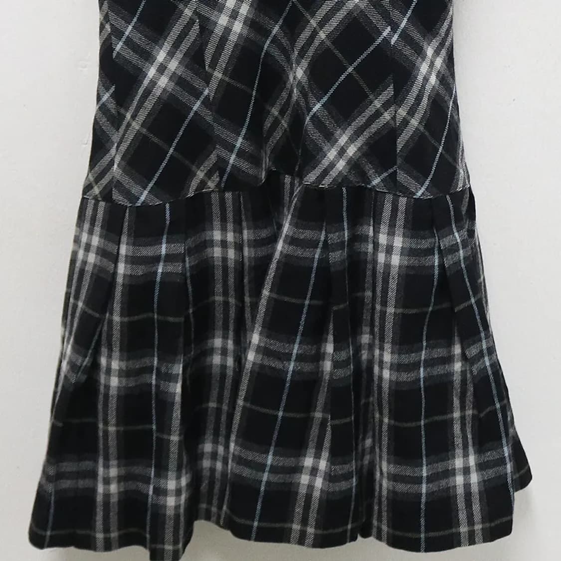 버버리 블루라벨 체크 울 혼방 원피스 60130 상품이미지7