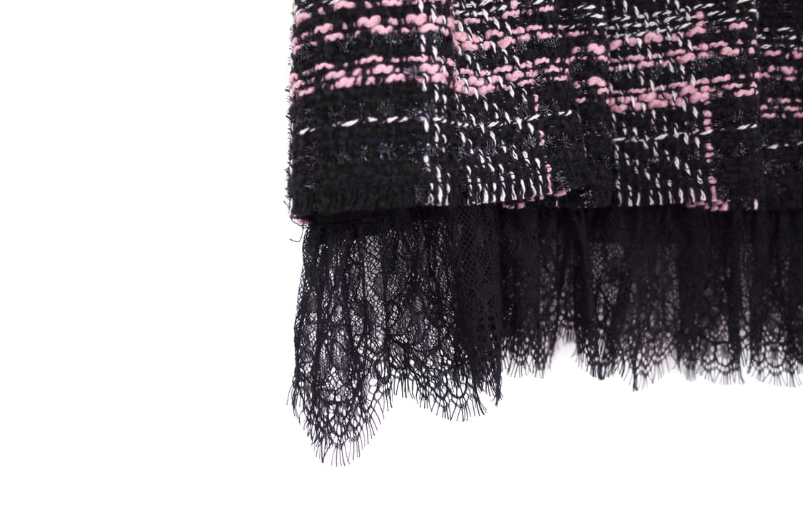 [택O새상품] 자라 트위드 레이스 스커트 상품이미지2