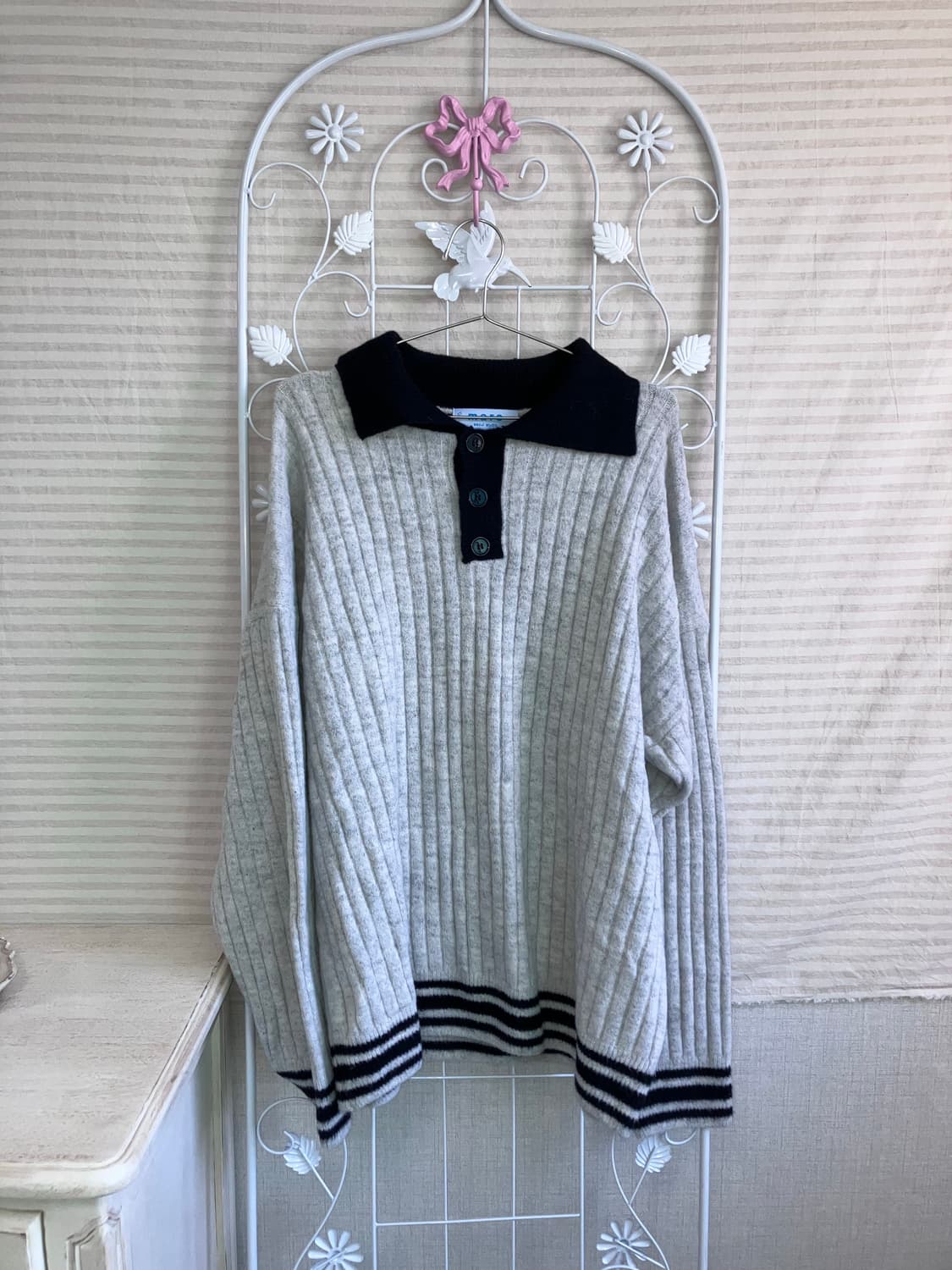 jpn vintage 멜란지 니트 y2k 스트릿 갸루 펑키 일본빈티지 상품이미지1