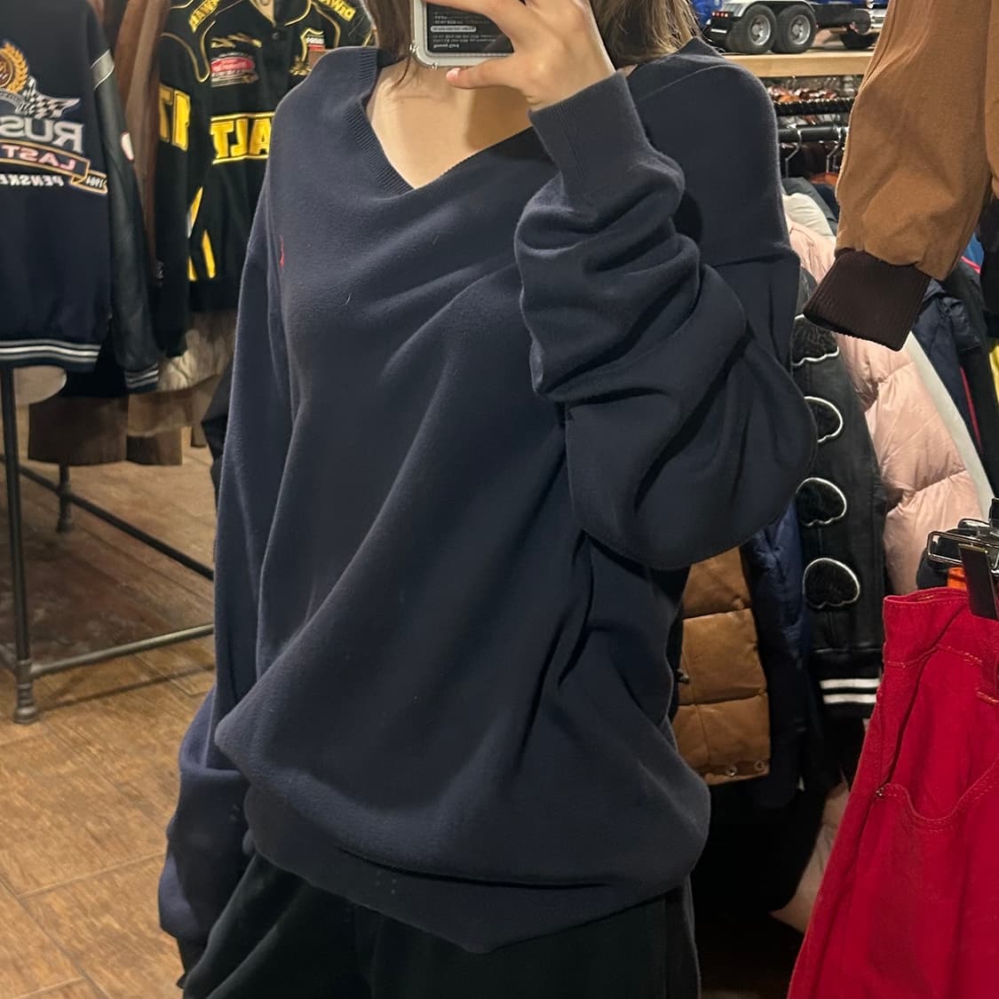 [HI] 폴로 랄프로렌 니트 네이비 상품이미지4