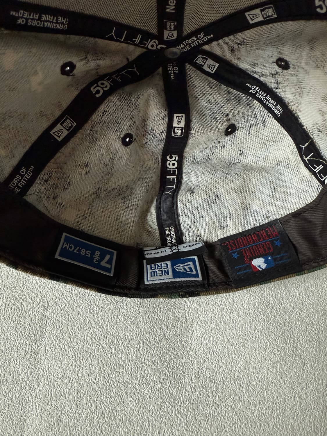 뉴에라(NEW ERA) 양키스 밀리터리 스냅백(싸인본) 상품이미지10