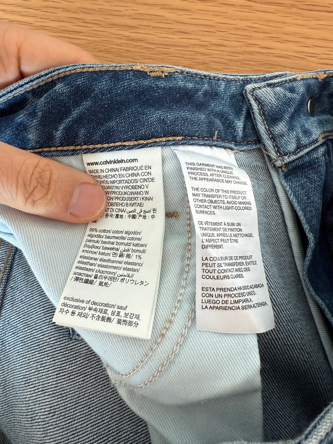 켈빈클라인(CK) 90's 스트레이트 데님 팬츠 상품이미지10