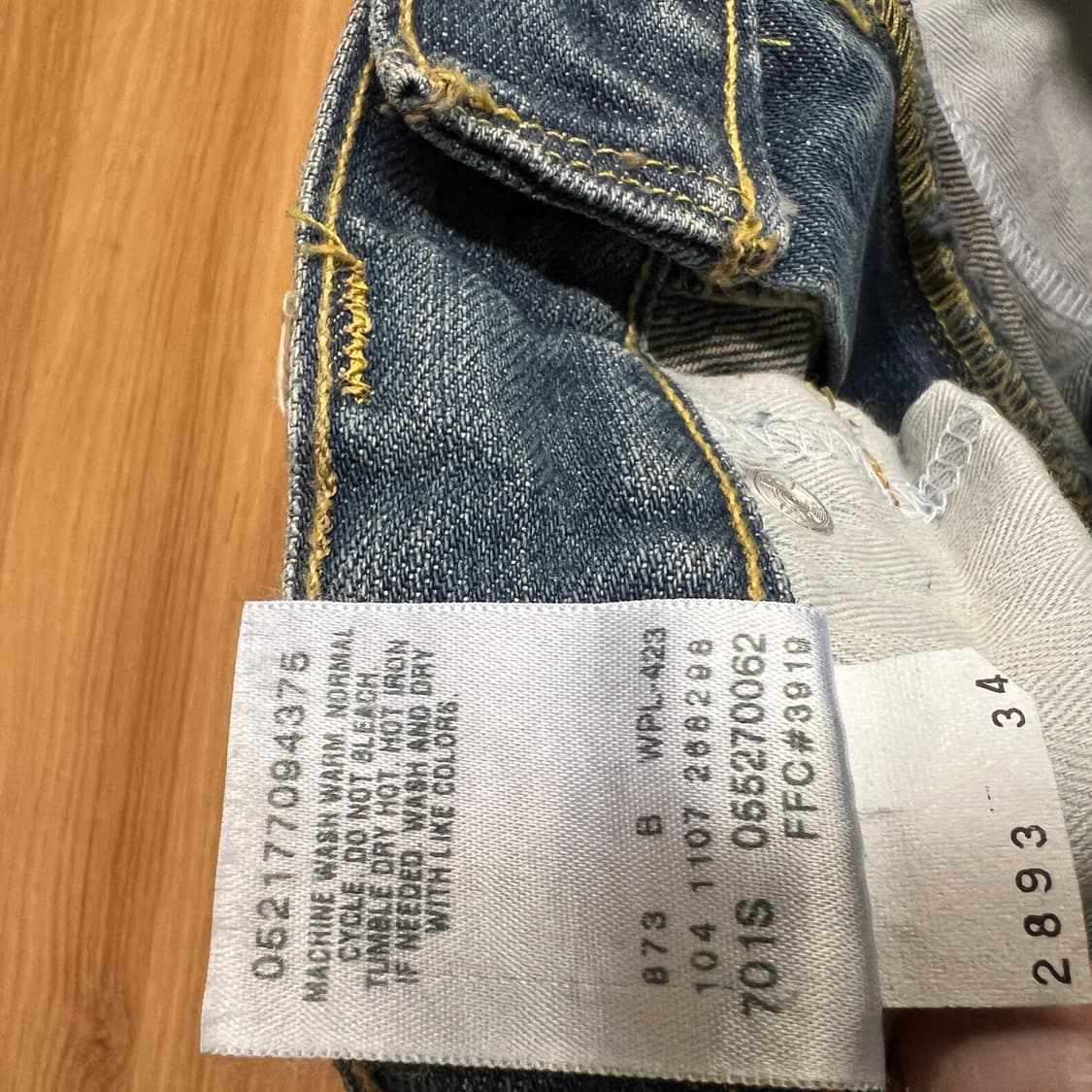 00's 리바이스 527 부츠컷 32x32 Size Mexico 데드스탁 상품이미지9