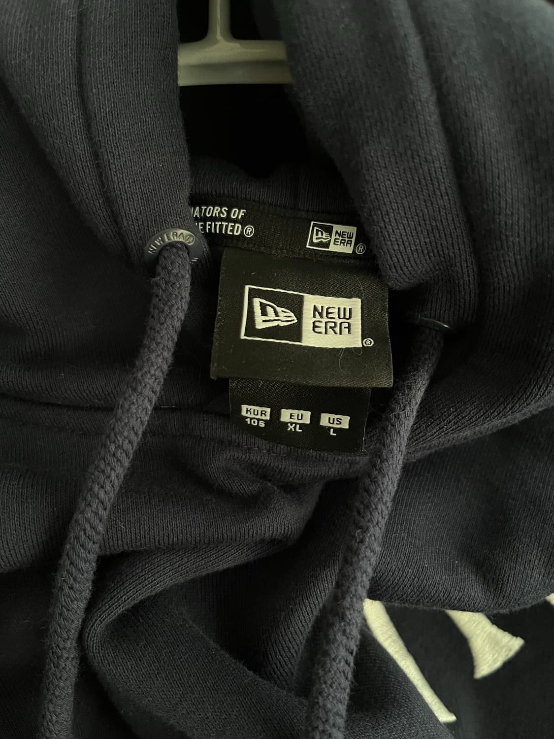 XL)뉴에라 mlb 뉴욕 양키스 새틀라이트 맵 네이비 기모 후드티 상품이미지7