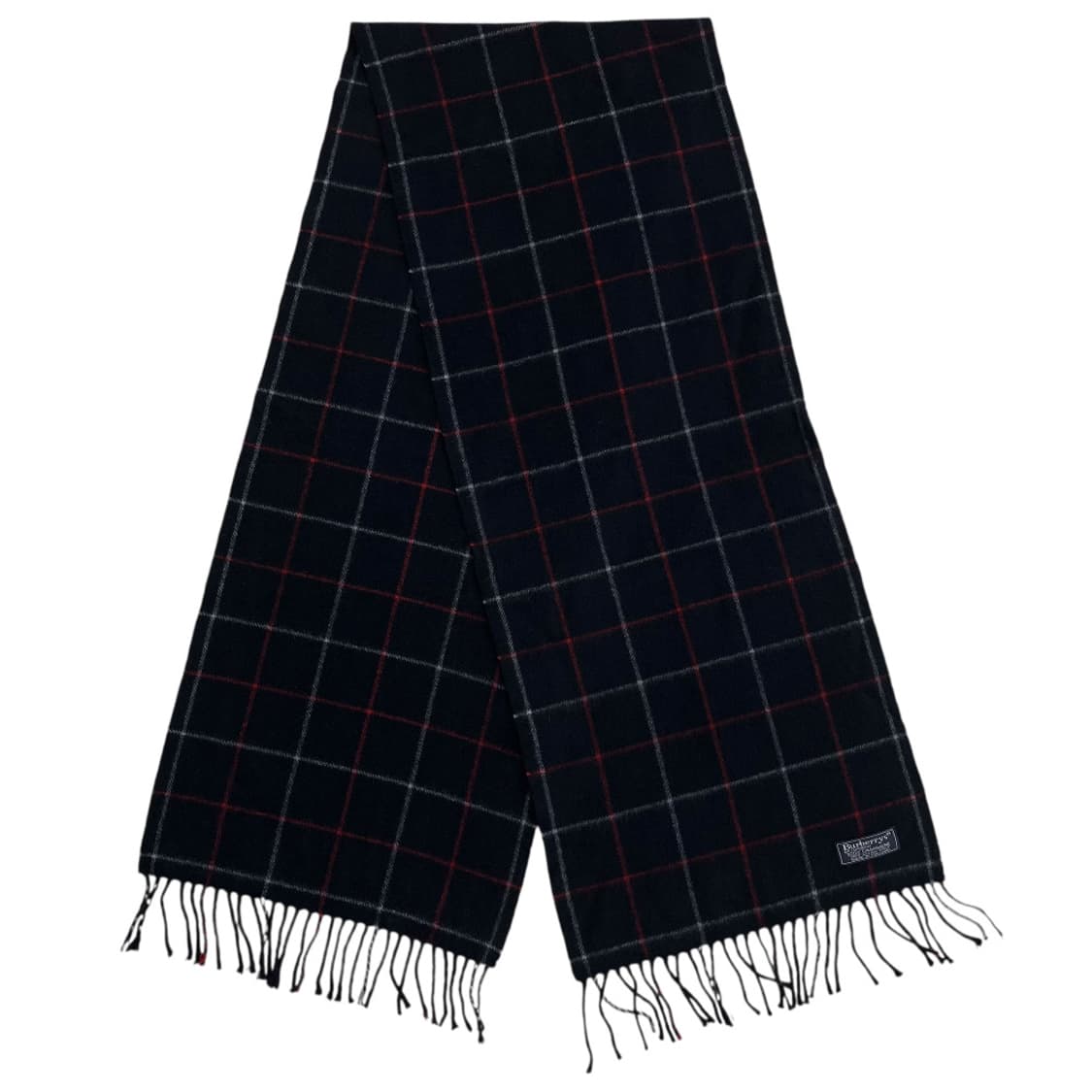 버버리 캐시미어 네이비 머플러 상품이미지3