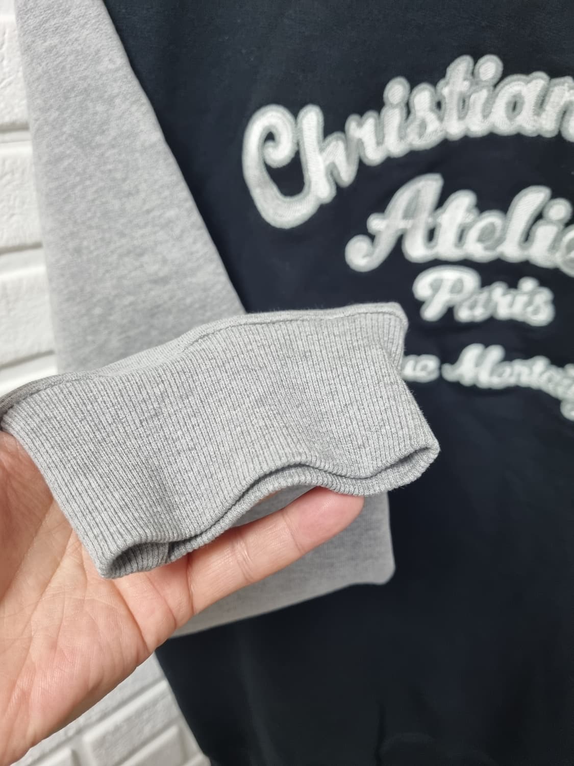 [xxl/22ss/정품] 디올옴므 아뜰리에 기모 맨투맨 상품이미지4