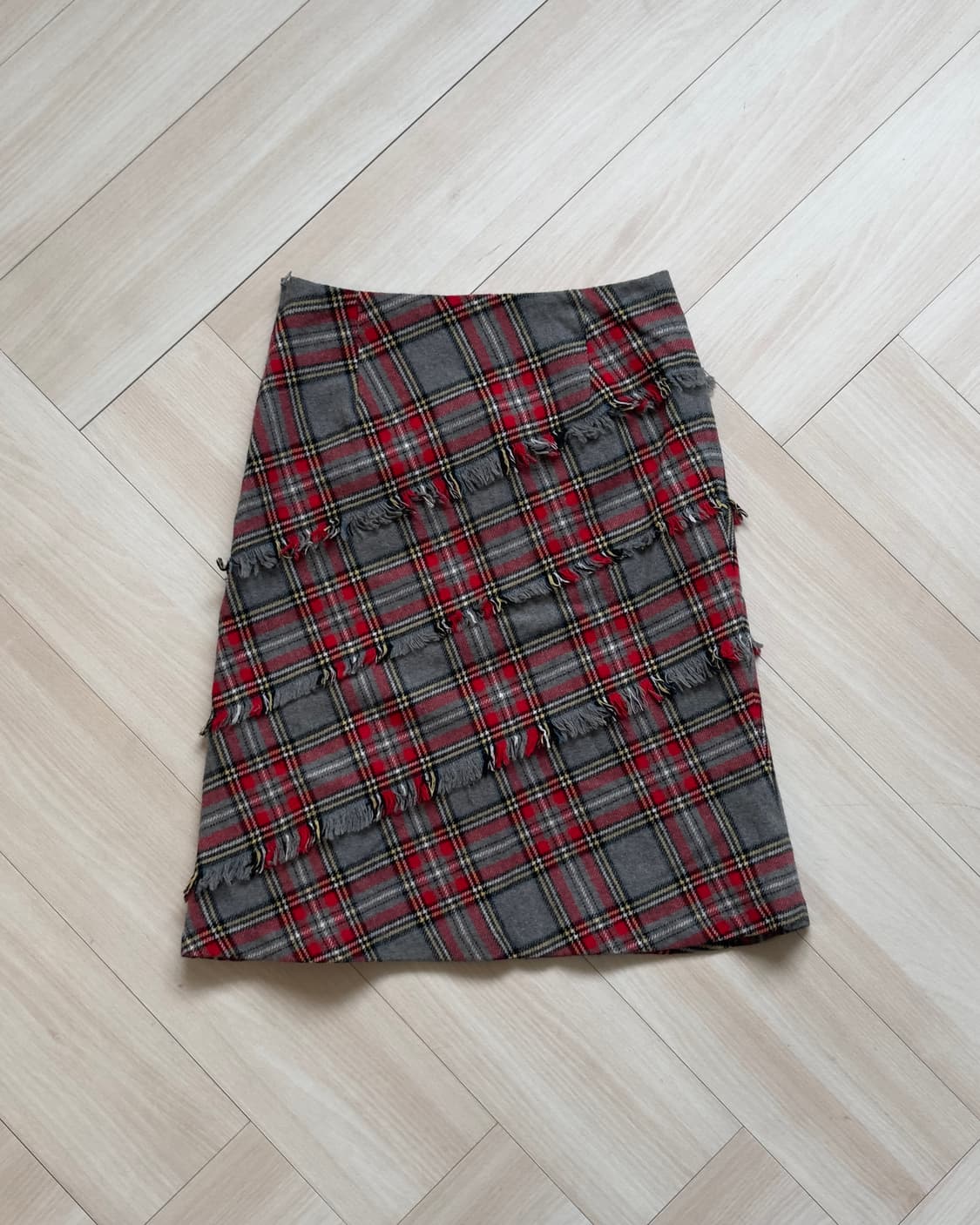 [HARTFORD] Wool 90% Check Skirt 상품이미지1