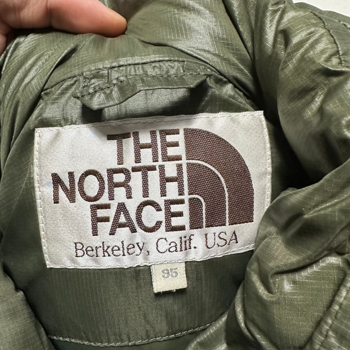 95 노스페이스 눕시 700 LTD 카키 구스다운 패딩  상품이미지4