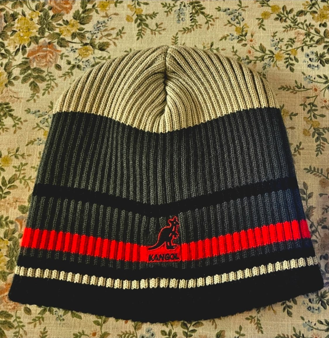 캉골 스트라이프 립 비니 상품이미지1