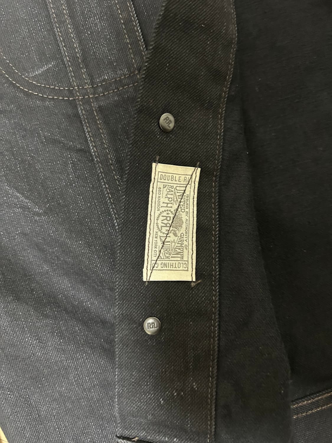 rrl lot271 L 블랙 새제품 상품이미지5