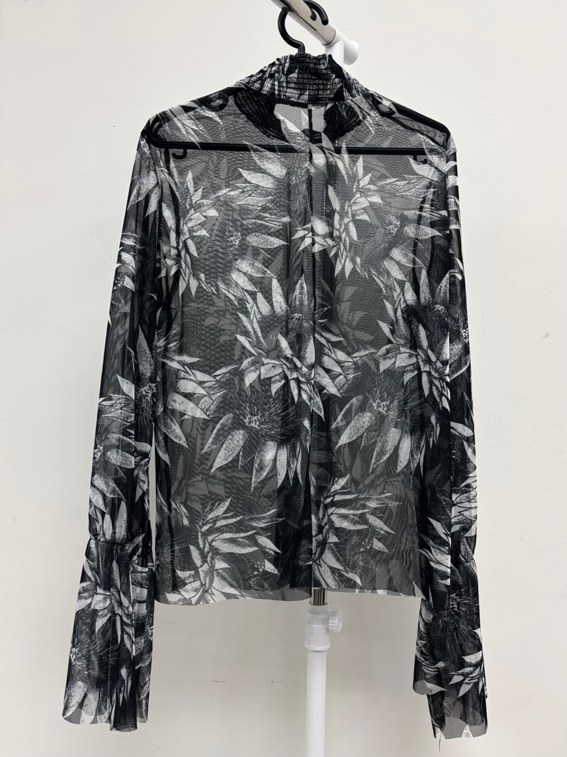 빈티지 블랙 오리엔탈 블라우스 상품이미지3