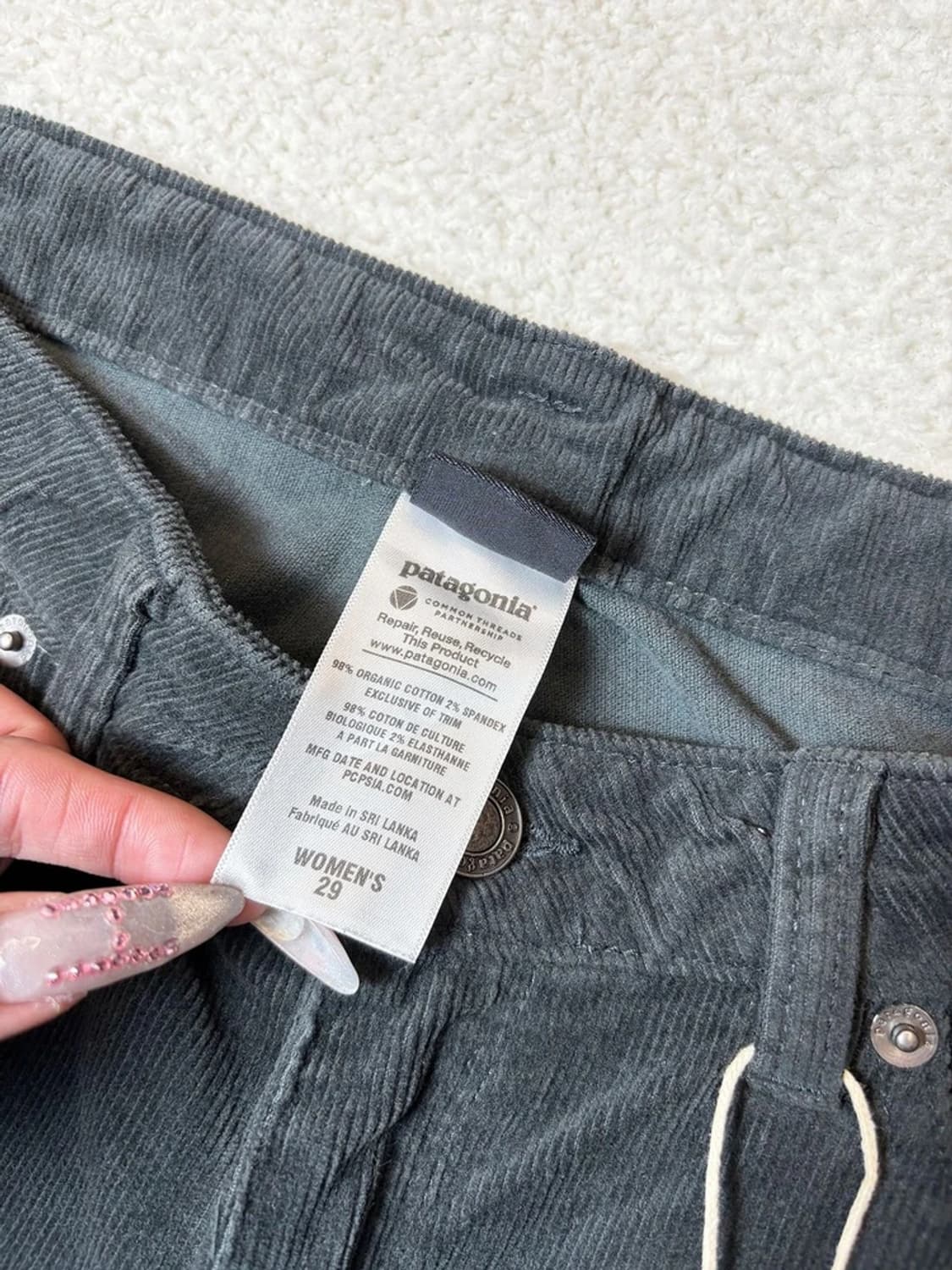파타고니아 코듀로이 스트레이트 우먼스 팬츠 PN6614 상품이미지7