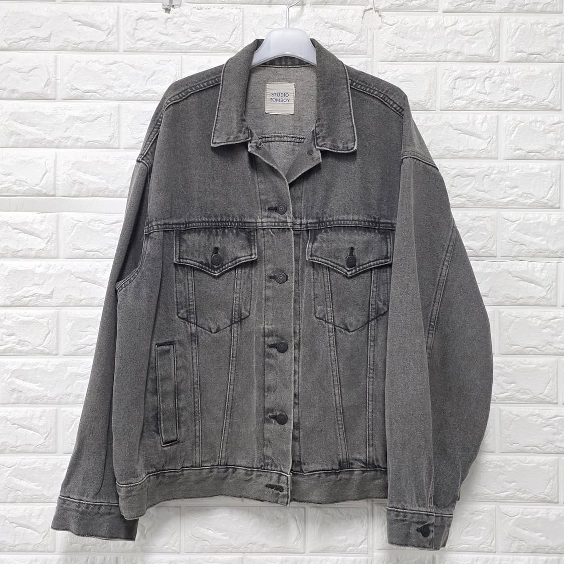 스튜디오 톰보이 흑청 데님 자켓 Free 상품이미지1