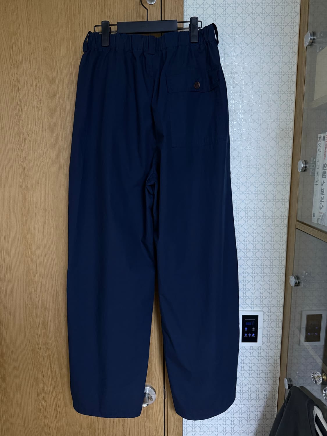 라벨아카이브 Sonnet ease-fit pants navy 3사이즈 새 상품이미지5