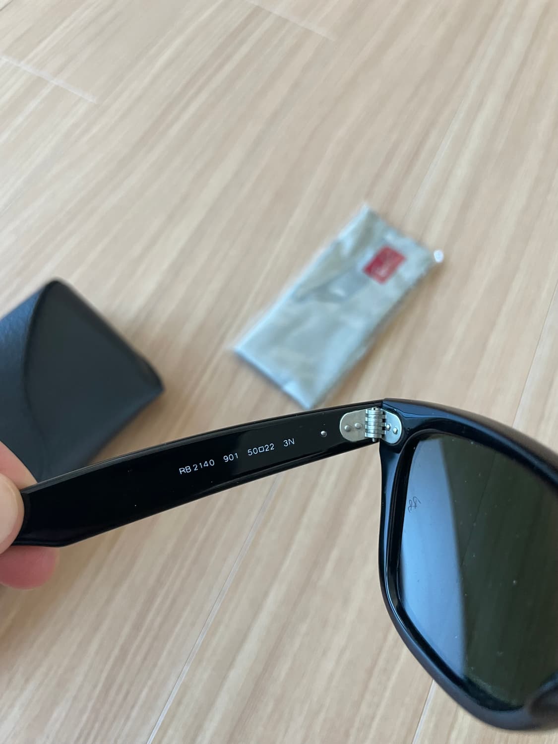 Rayban 레이밴 RB 2140 웨이페어러 50 사이즈 블랙 상품이미지3