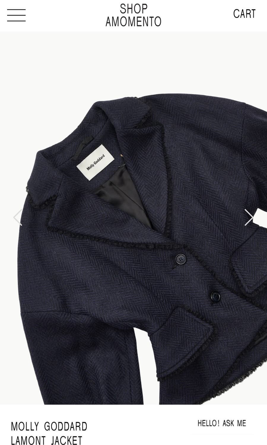 MOLLY GODDARD LAMONT JACKET 상품이미지1