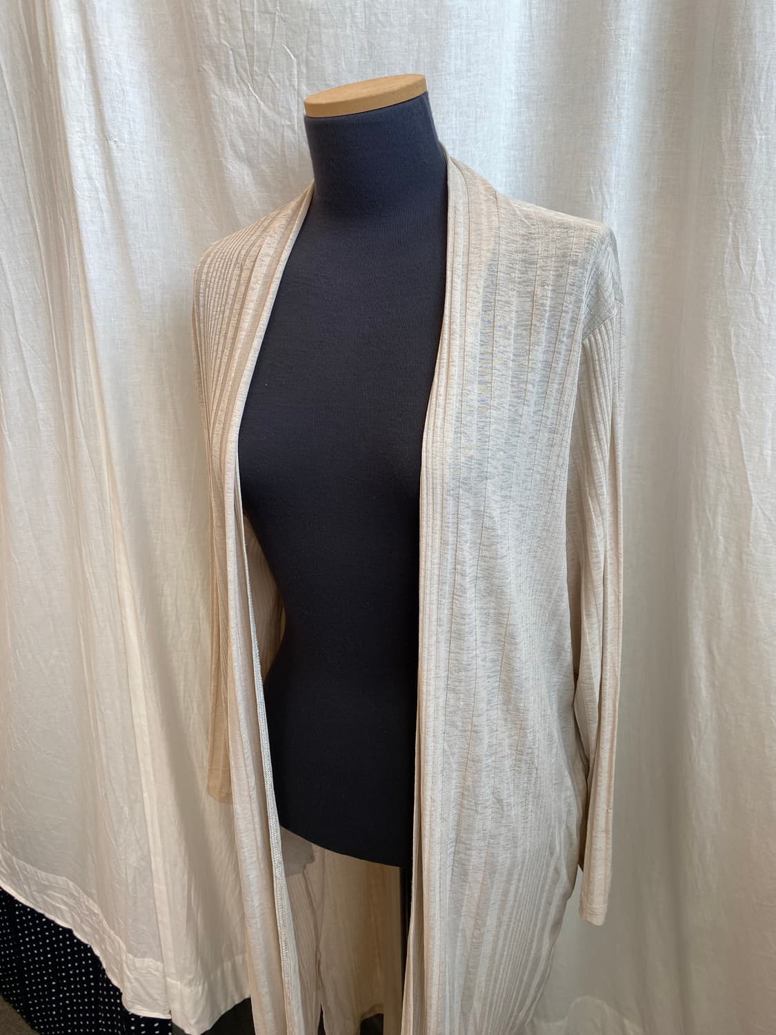 베이지 롱시스루가디건(L) 상품이미지2