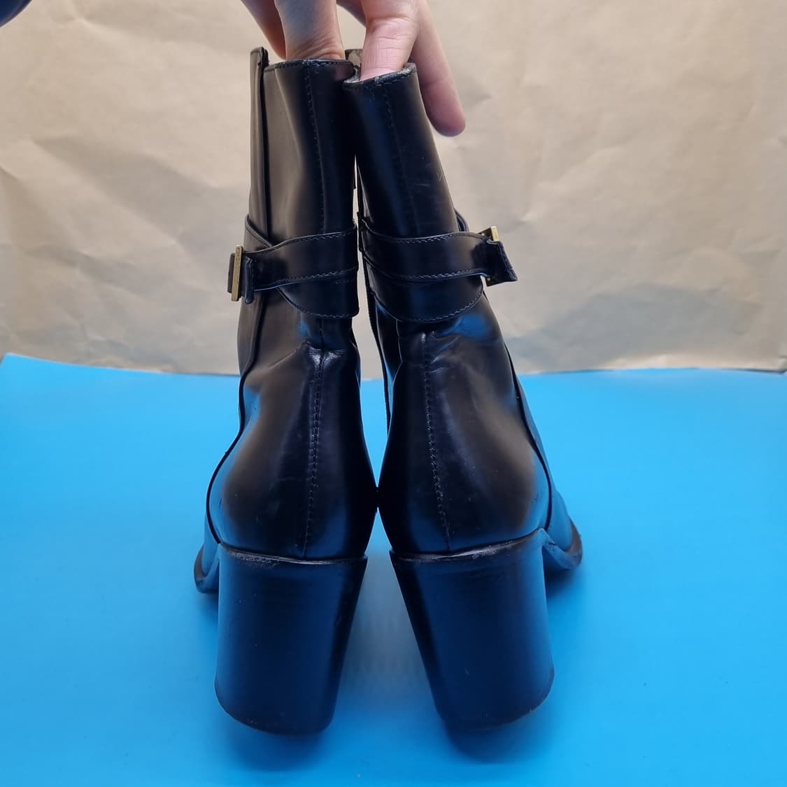 발리 여성가죽 부츠36  230 굽7 상품이미지4