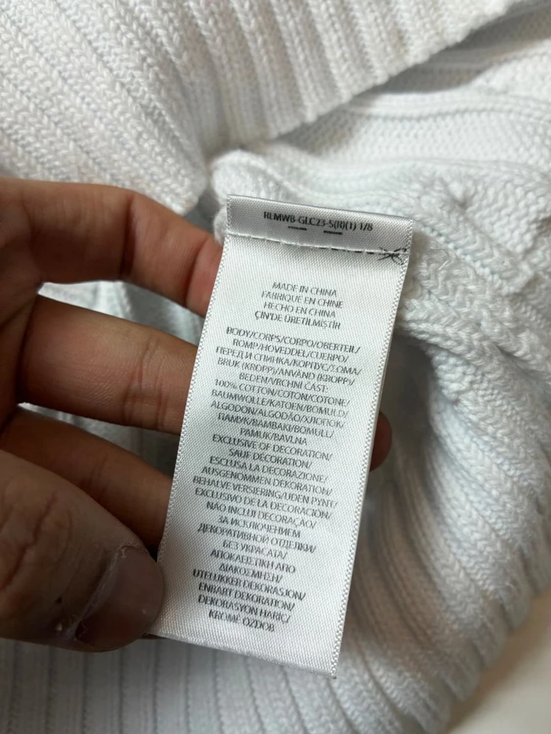 폴로 랄프로렌 큐알 신형 우먼스 반팔 니트 PN8622 상품이미지8