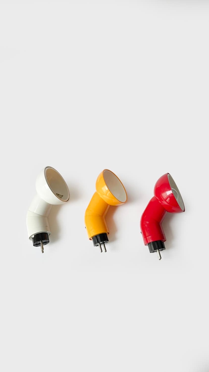Vintage space age plug lamp─white 상품이미지7
