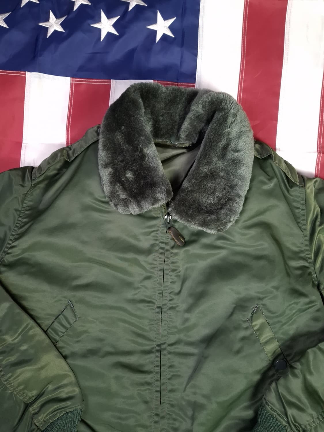 새제품 오리지날 서울의봄 80's 국군용 MA-1 항공점퍼 상품이미지2