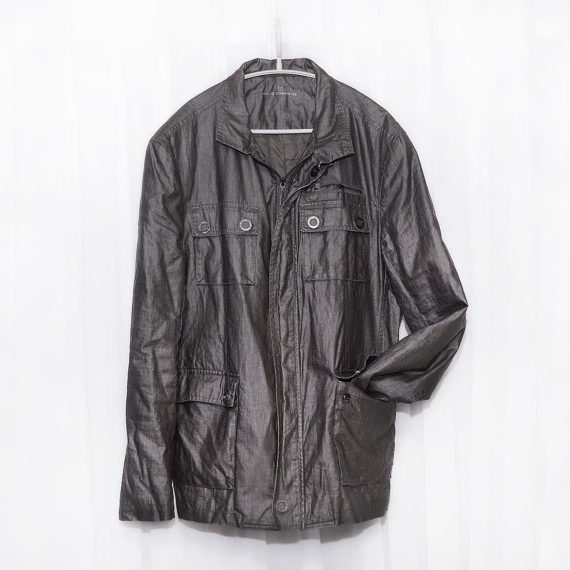 아돌포 도밍게즈 코티드 린넨 라이더 자켓 (50 / 100+) 상품이미지1
