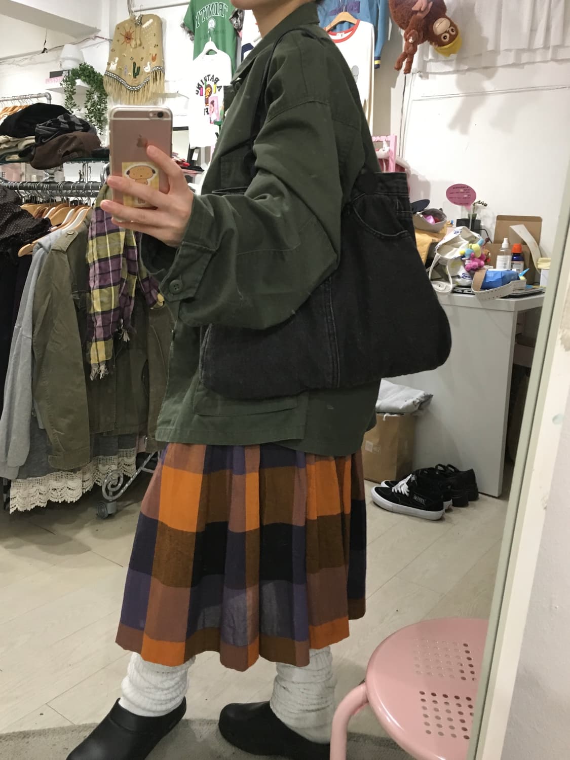 Bold Plaid Skirt 상품이미지5