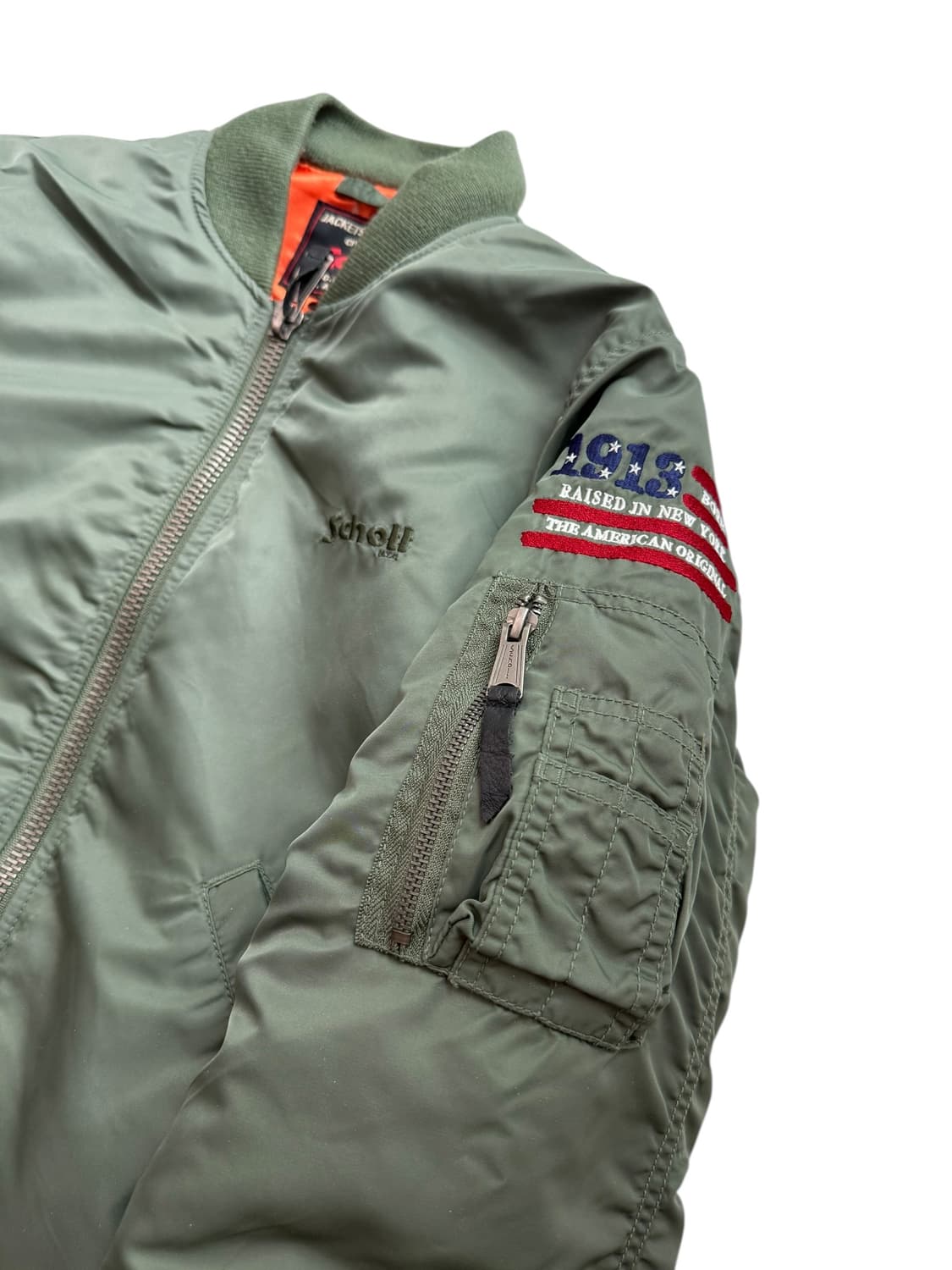 Schott 쇼트 ma-1 카키 항공점퍼 상품이미지8