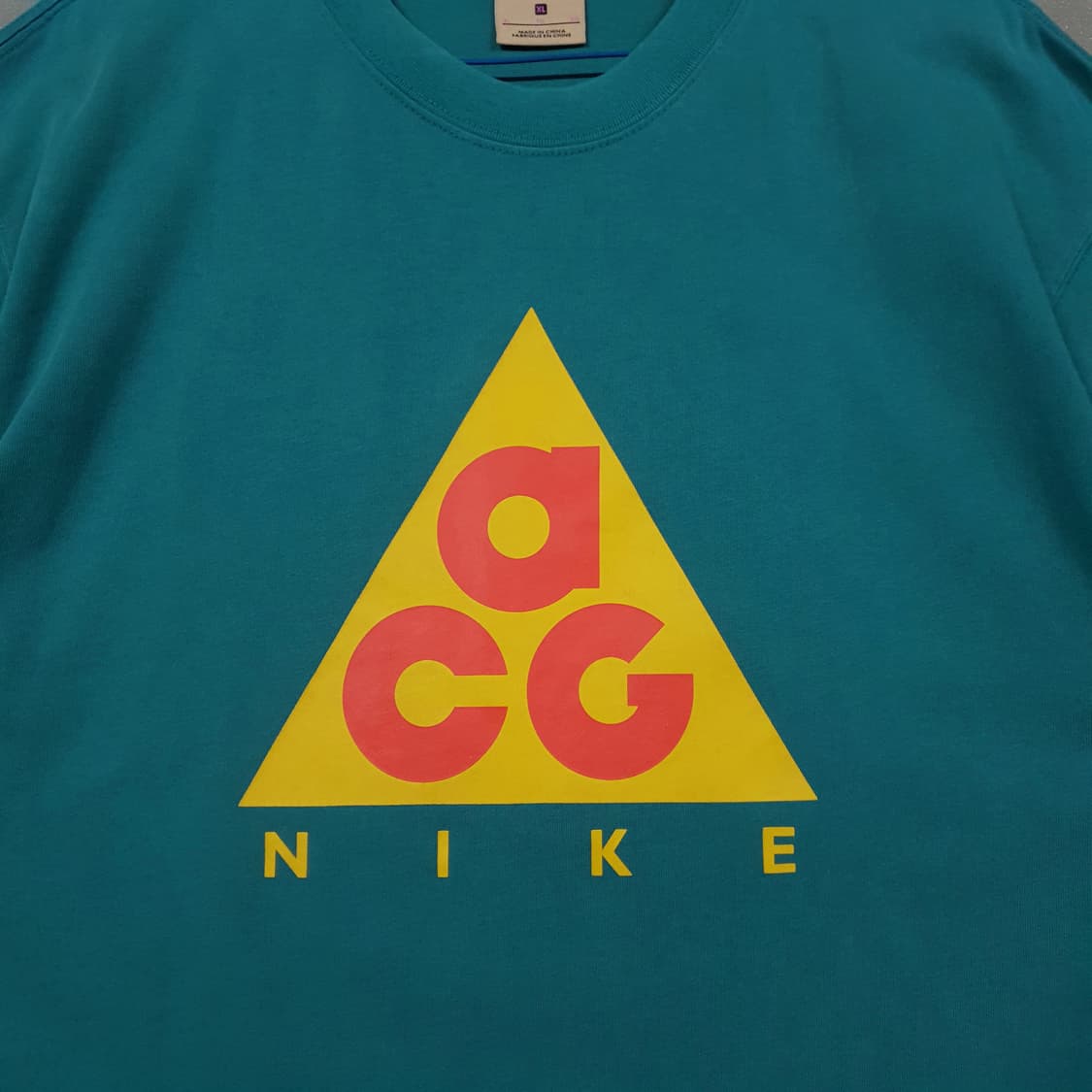 나이키 NRG 신형 20ss ACG 자이언트 로고 반팔 티셔트 지오드 틸 상품이미지3
