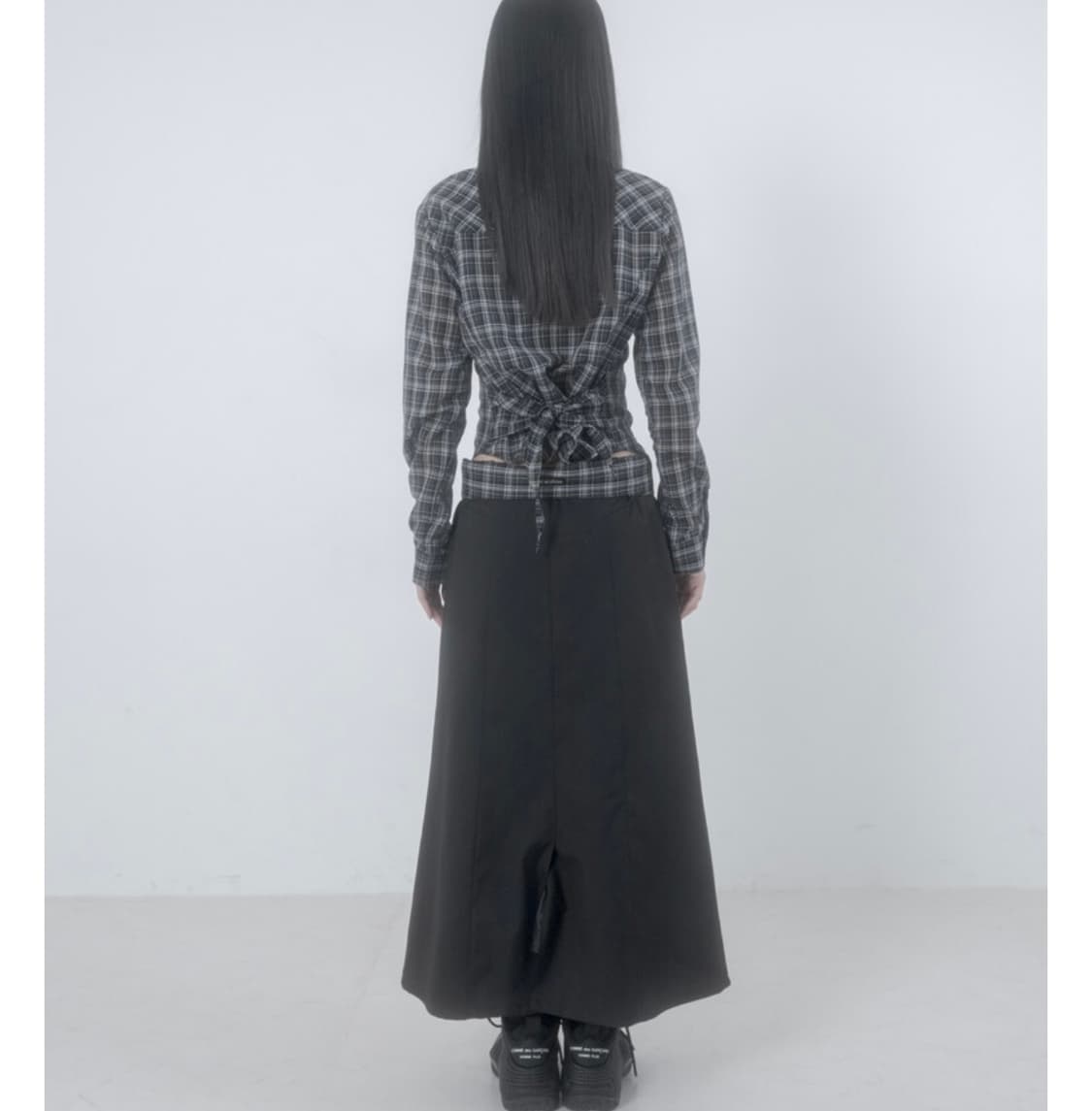 WSC archive Check tied shirt 001 상품이미지3