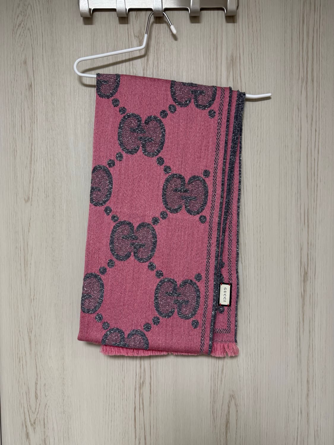 구찌 자가드 투톤 울 머플러  상품이미지2