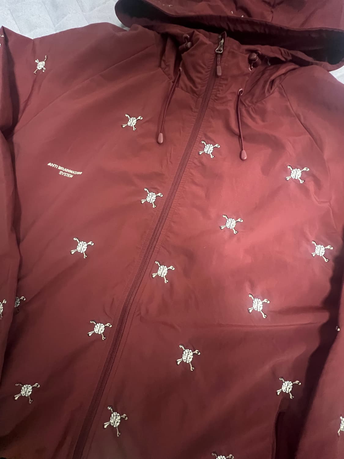 [XL/새상품] 슈프림 x 언더커버 트랙 자켓 버건디 상품이미지3