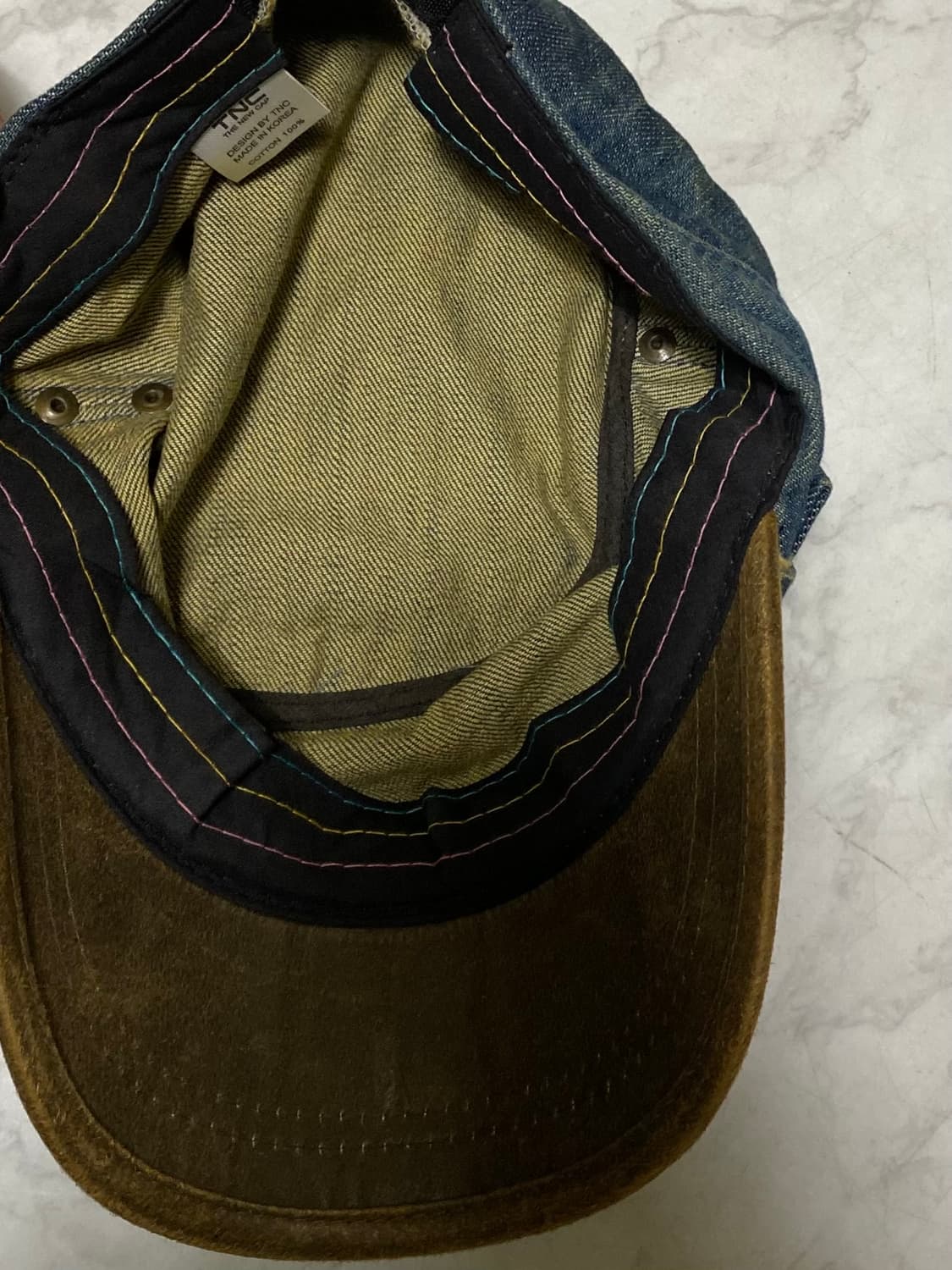 빈티지 군모 데님 캡모자 프리사이즈 상품이미지3