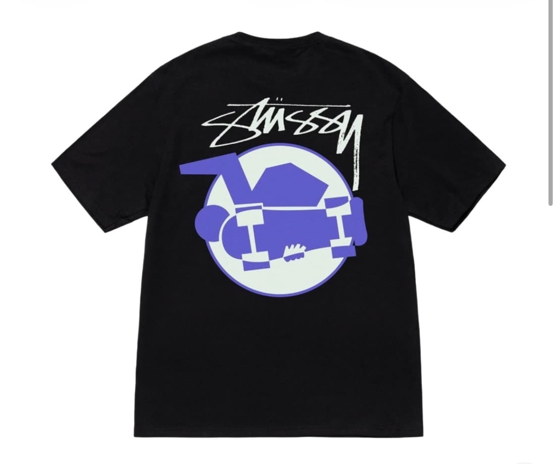 스투시 스케이트맨 티셔츠 블랙 L 상품이미지2