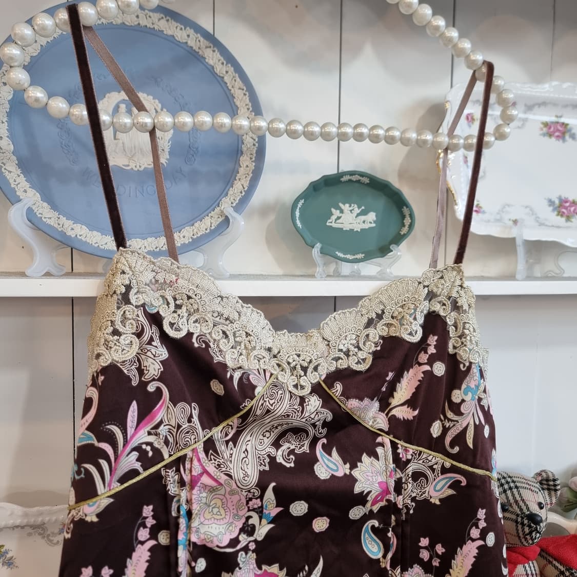 페이즐리 레이스 캐미원피스 상품이미지2