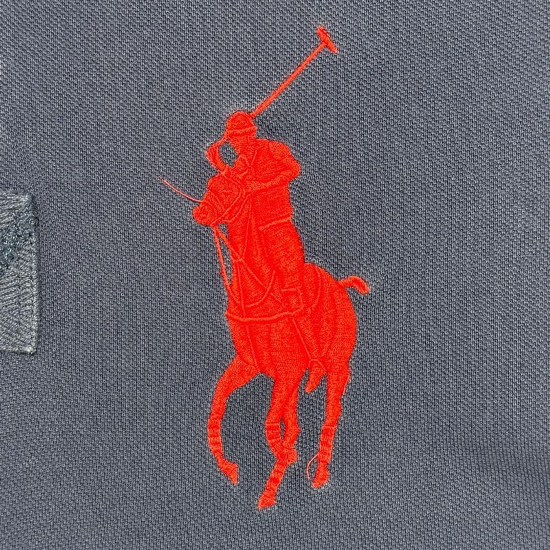 폴로 랄프로렌 빅포니 사선 포인트 럭비 PK 카라 티셔츠 네이비 M 상품이미지2