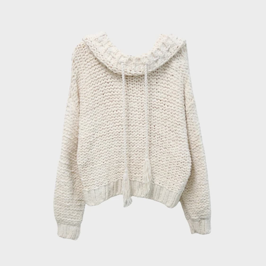 FREE PEOPLE 후드 하이넥 니트 63048 상품이미지1