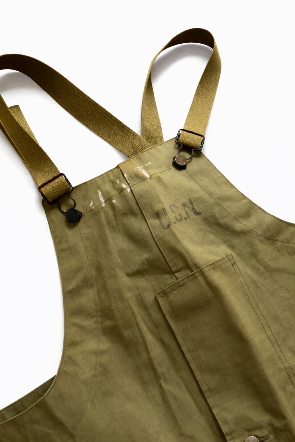 40s US NAVY Wet Weather 오버롤 S 데드스탁 상품이미지4