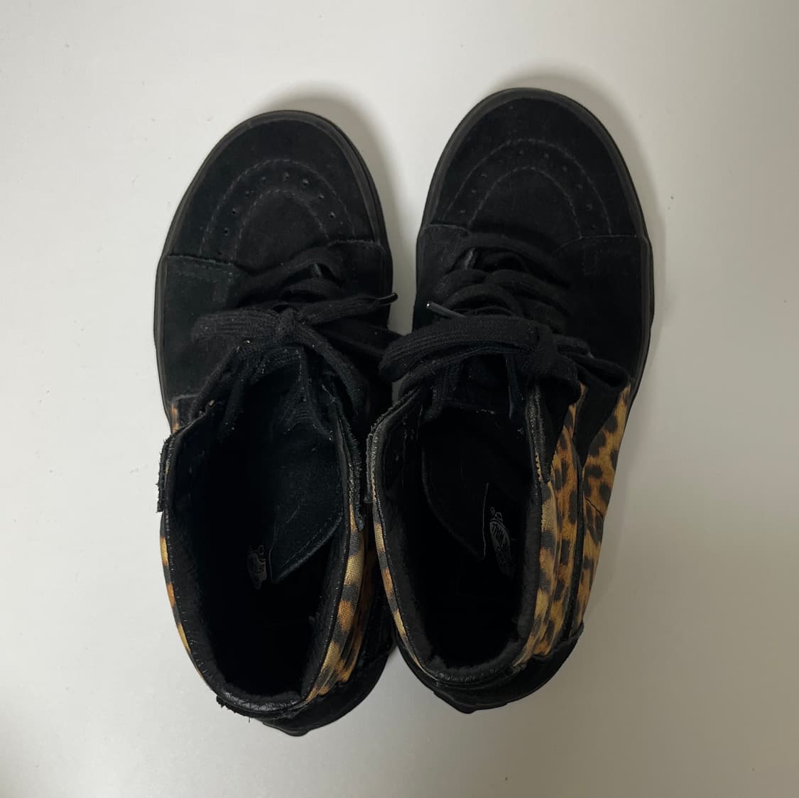 반스 스케이트하이 레오파드 (black/black) 대대장 레어매물 상품이미지4