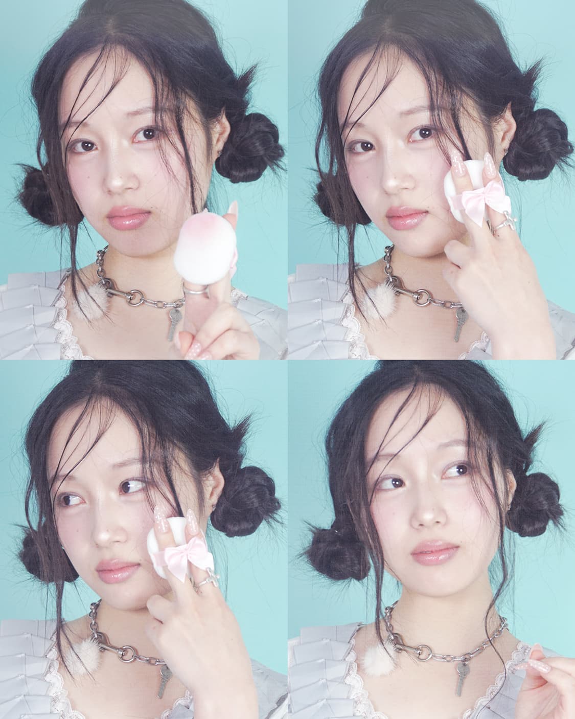 Ruddy-Blush necklace (pale pink) 상품이미지2