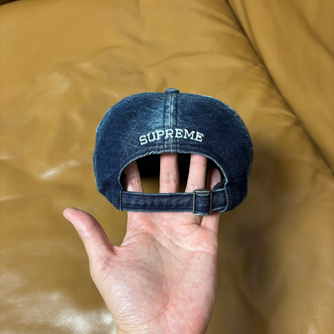 Supreme 슈프림 워시드 데님 S로고 6패널 볼캡 모자 (Denim) 상품이미지7