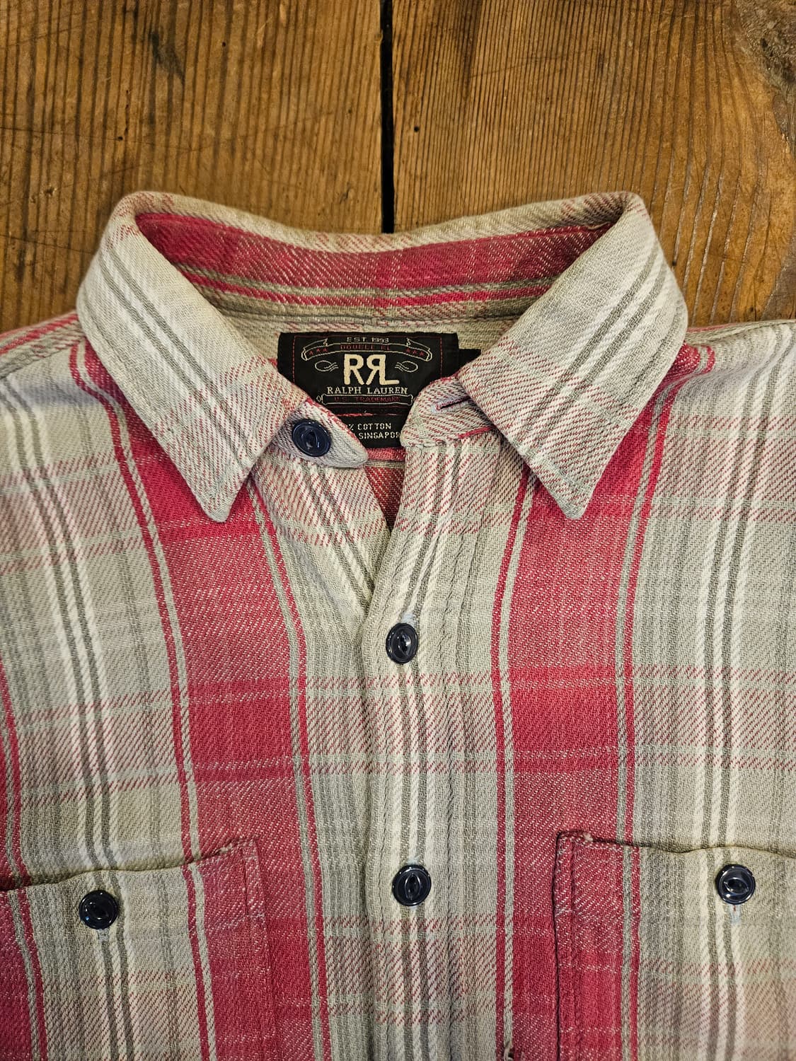 더블알엘 프란넬 셔츠 상품이미지3